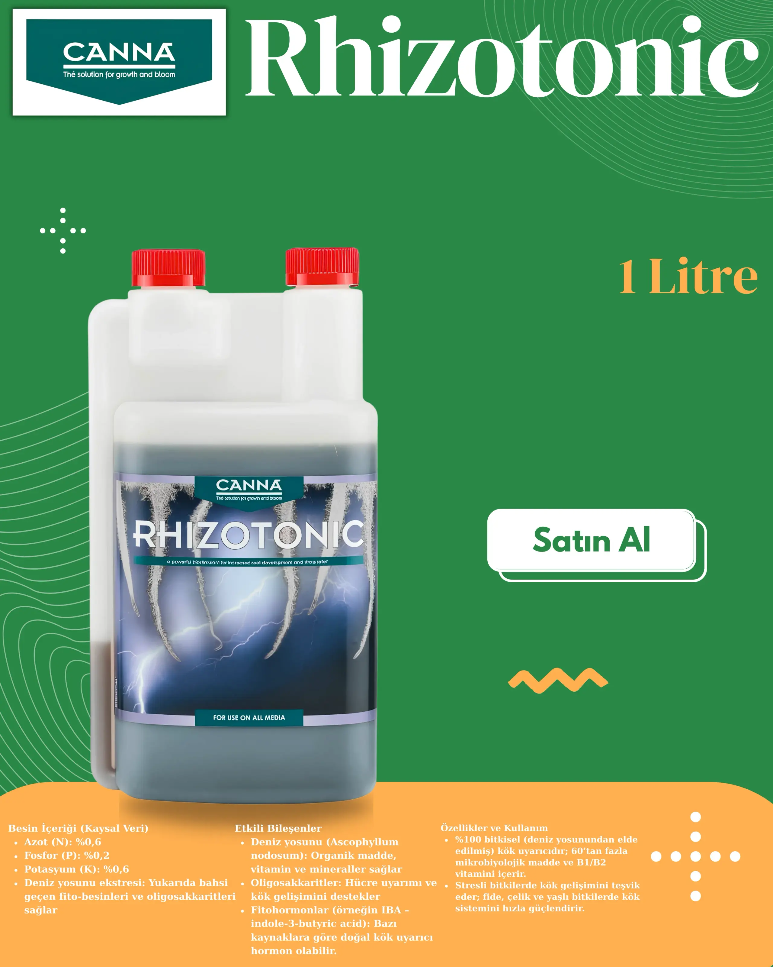 Rhizotonic Roots Booster 1 Litre