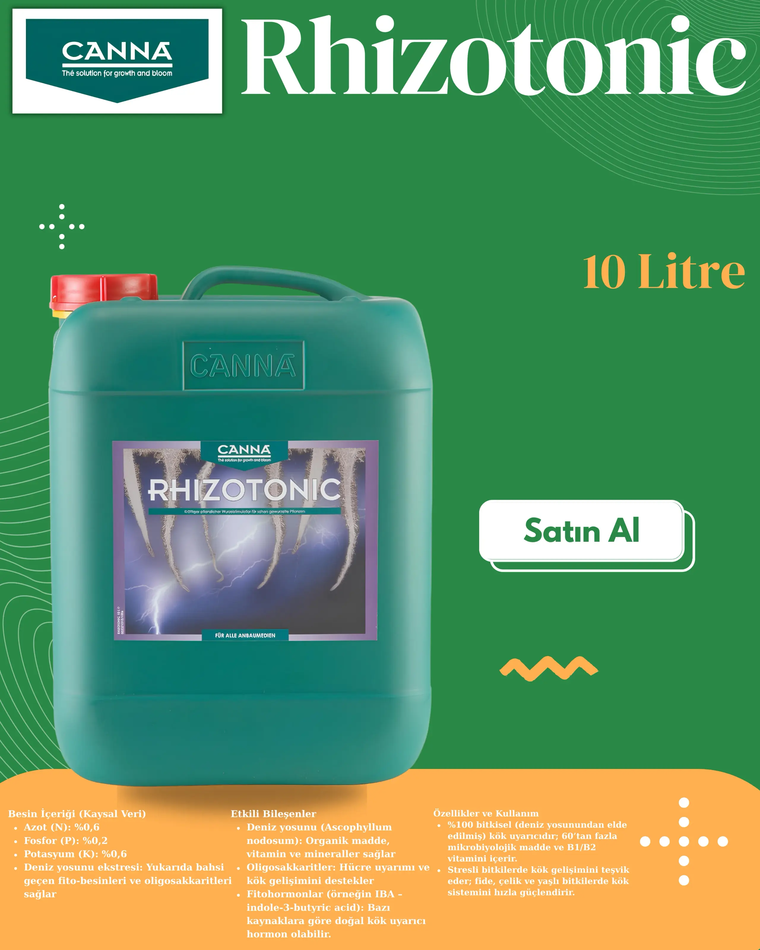Rhizotonic Roots Booster 10 Litre