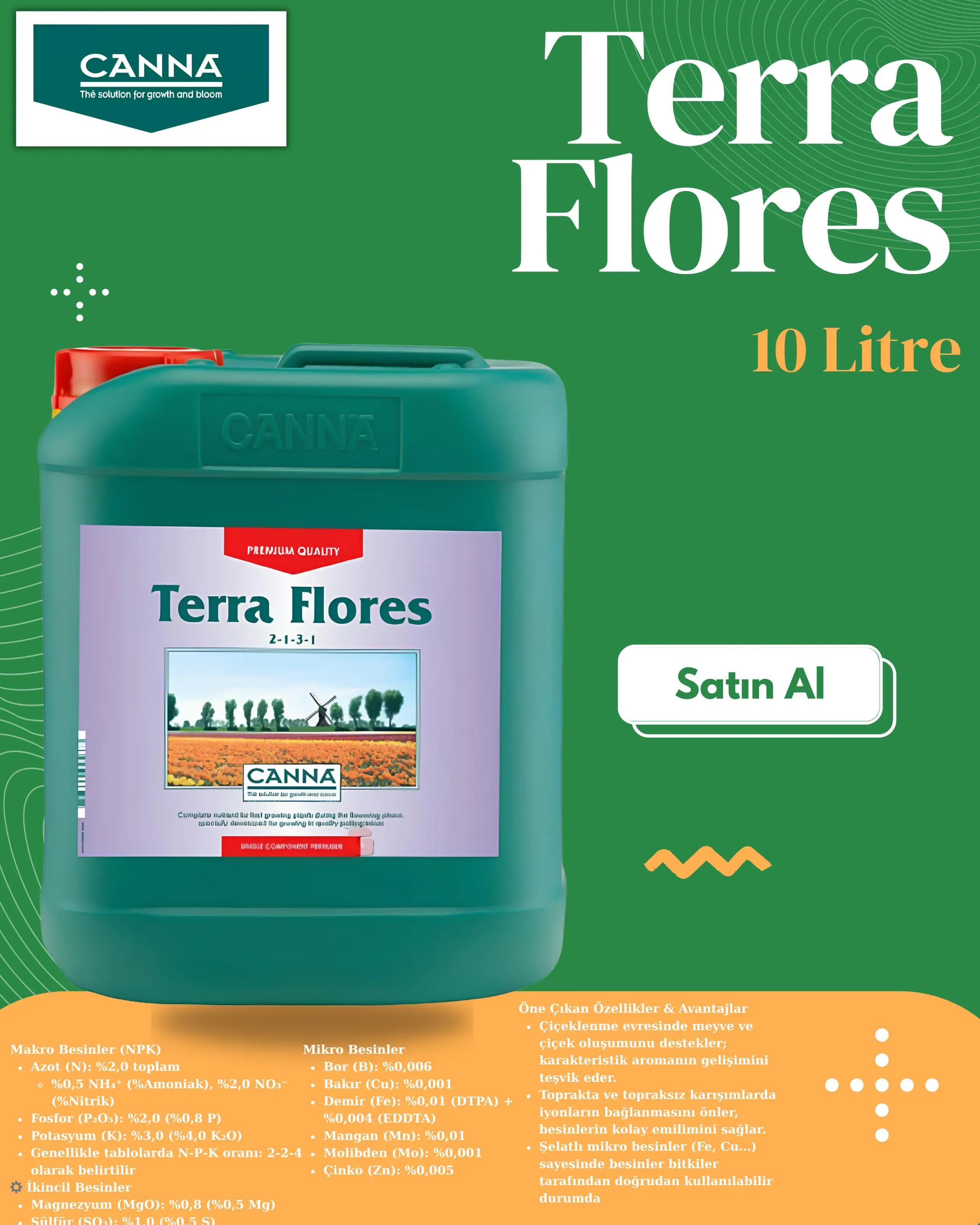 Terra Flores 10 Litre