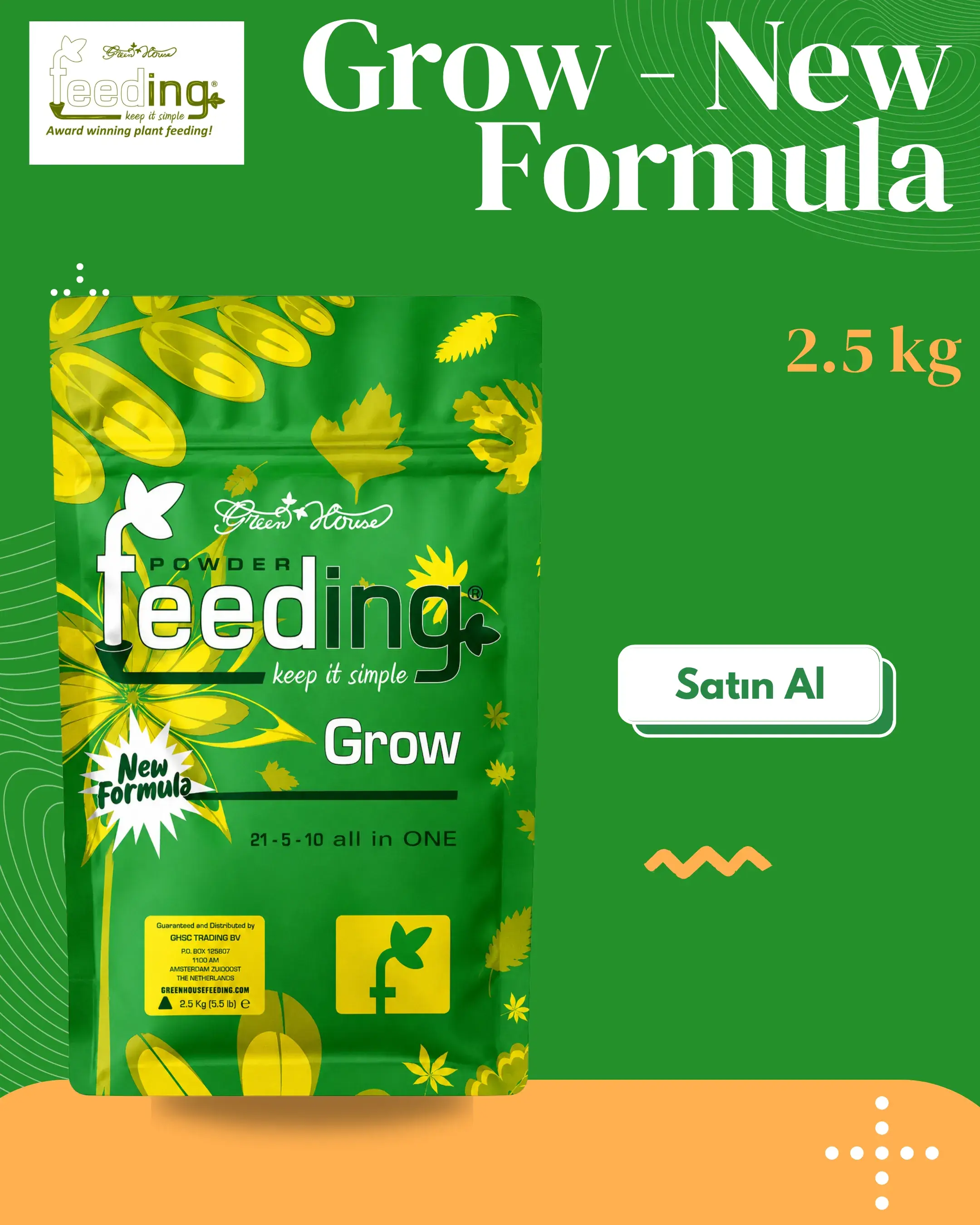 Feeding Grow 2.5 kg - New Formula