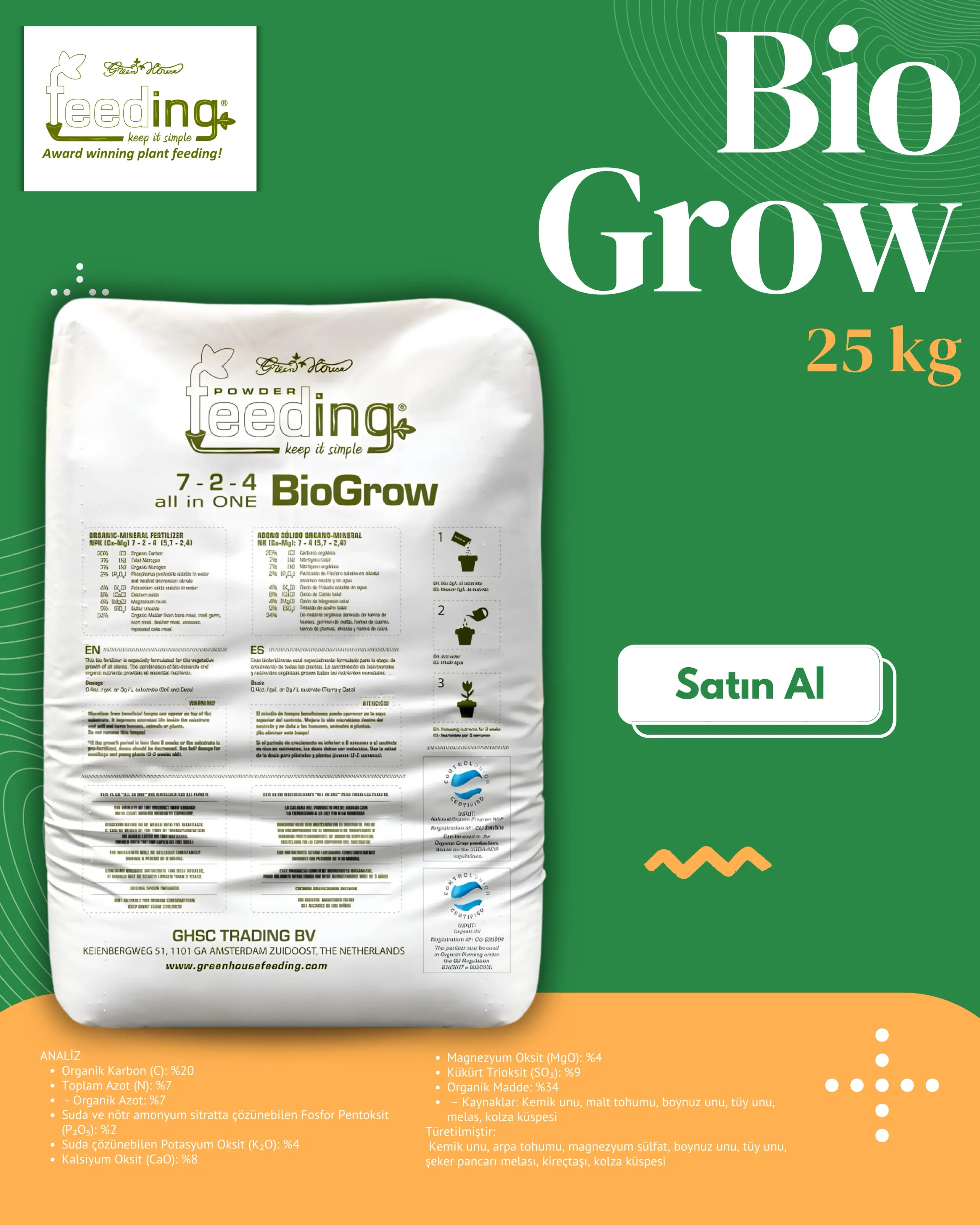 Bio Grow 25 kg