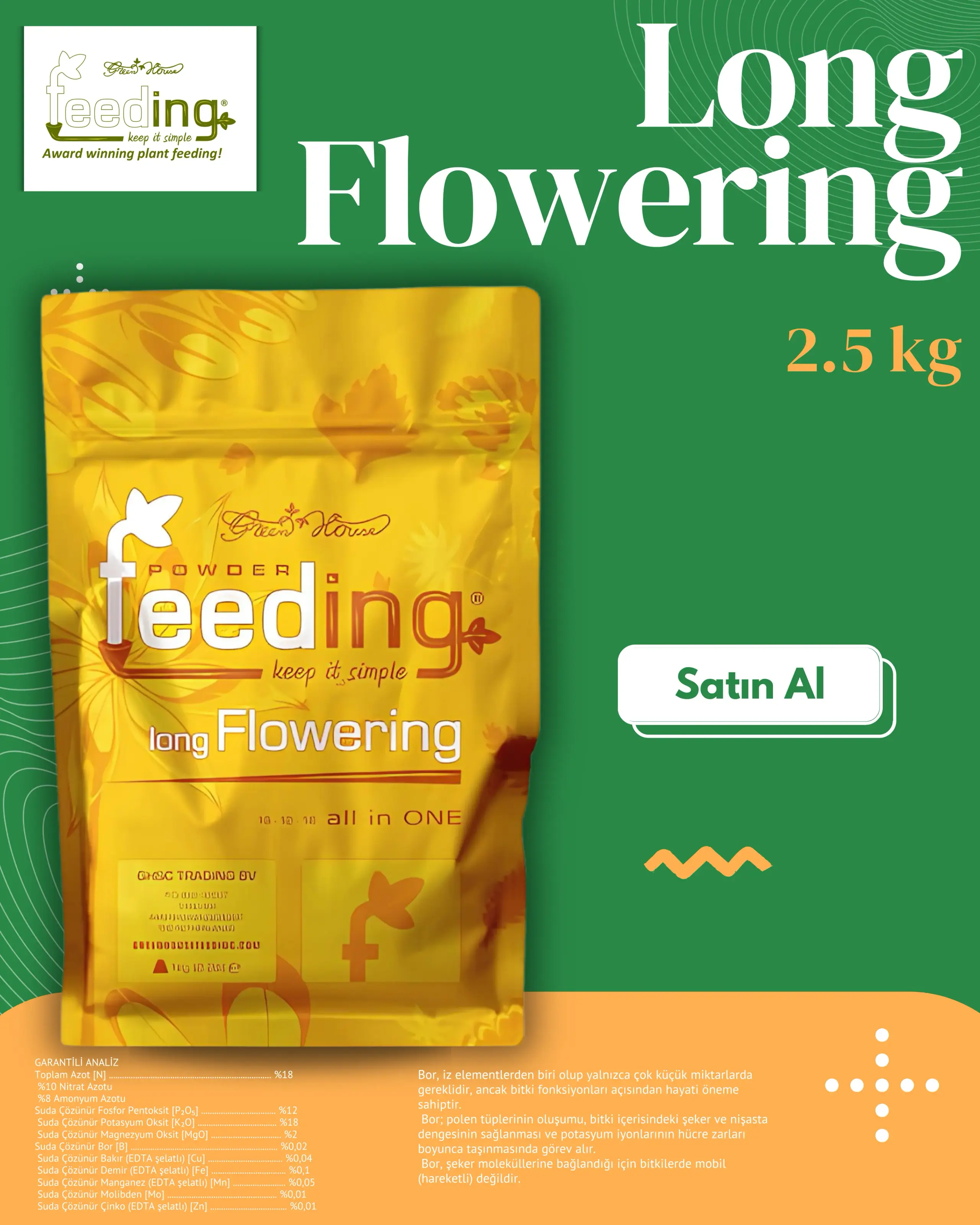 Long Flowering 2.5 kg