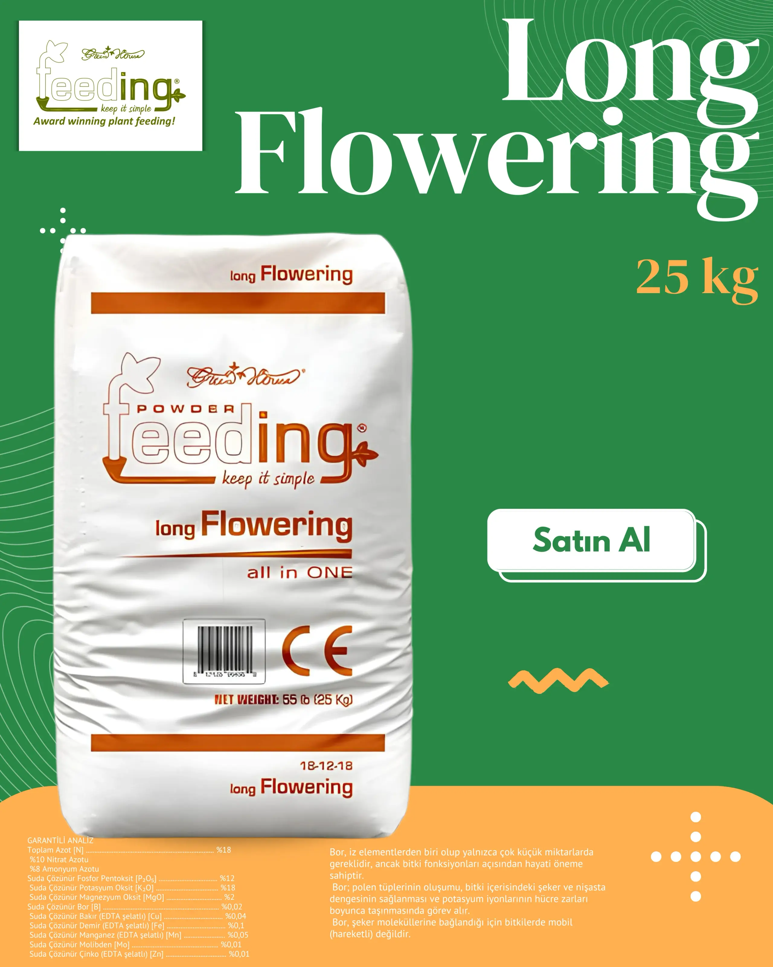 Long Flowering 25 kg