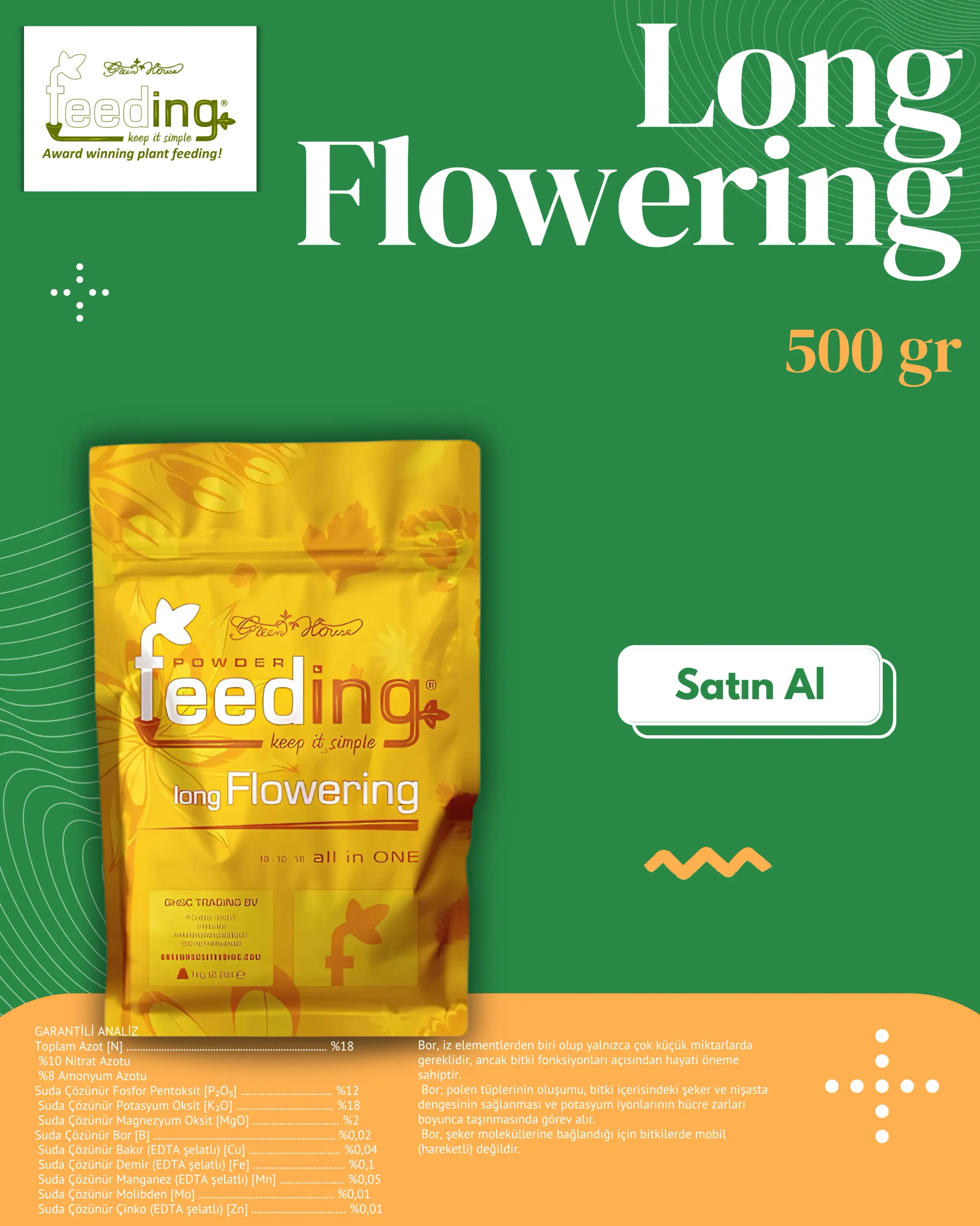 Long Flowering 500 g