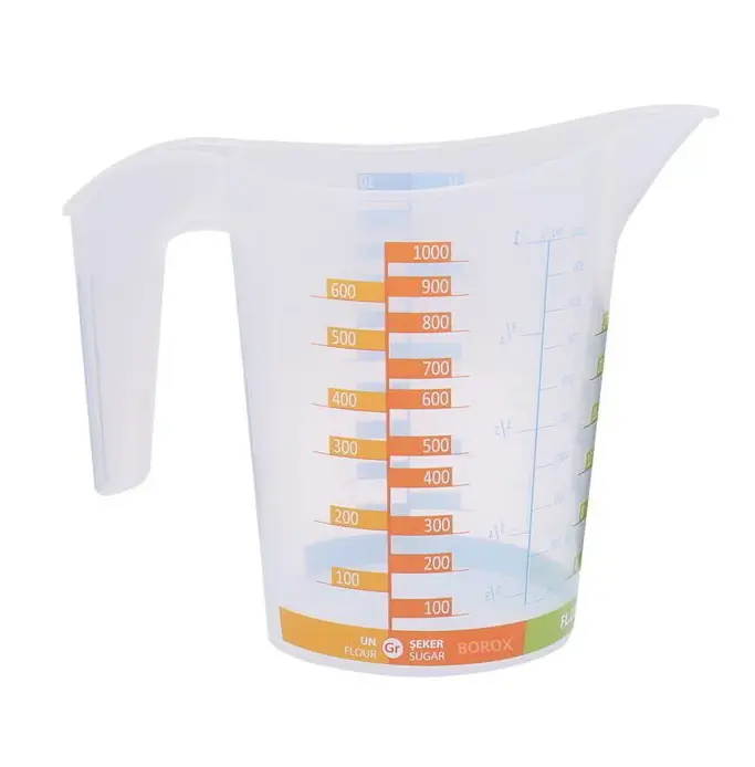 Plastik Sıvı Ölçüm Kabı Beher 500 mL