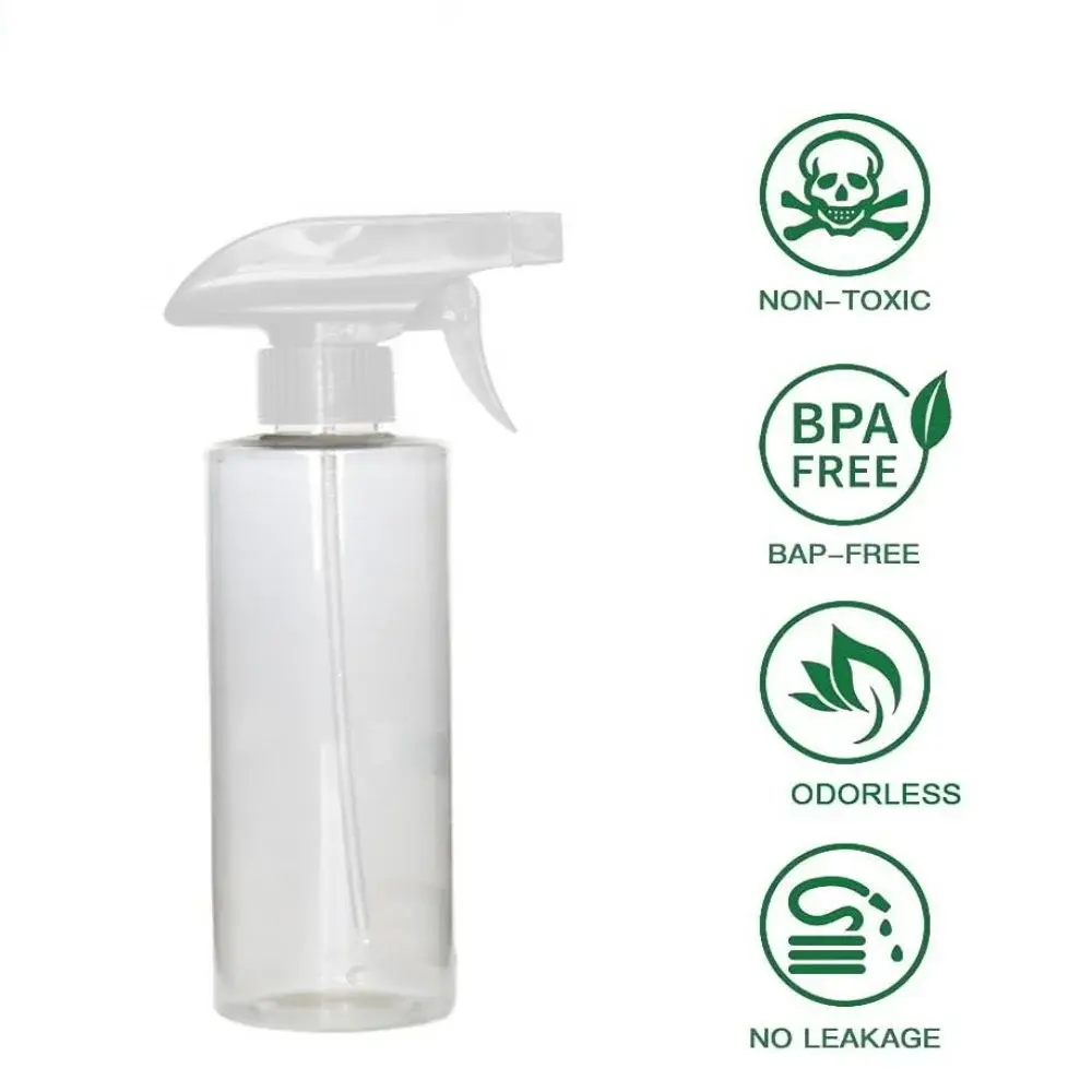 Plastik Sprey Şişesi 400 mL - Şeffaf PP Spreyli Şişe