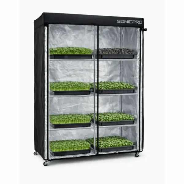 Sonicpro Bİtki Yetiştirme Kabinleri - 120x40x160 Microgreen Kabin(Tekerlekli)