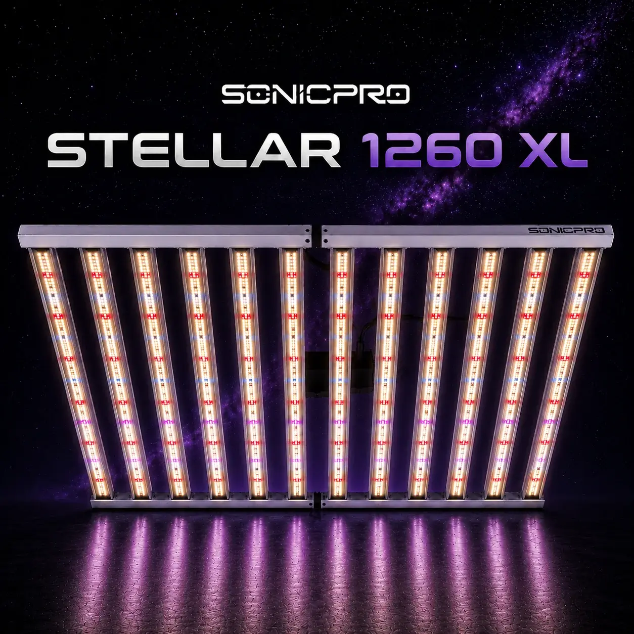 Sonicpro Stellar LED Bitki Yetiştirme Lambası Pro Seri - Stellar 1260W XL