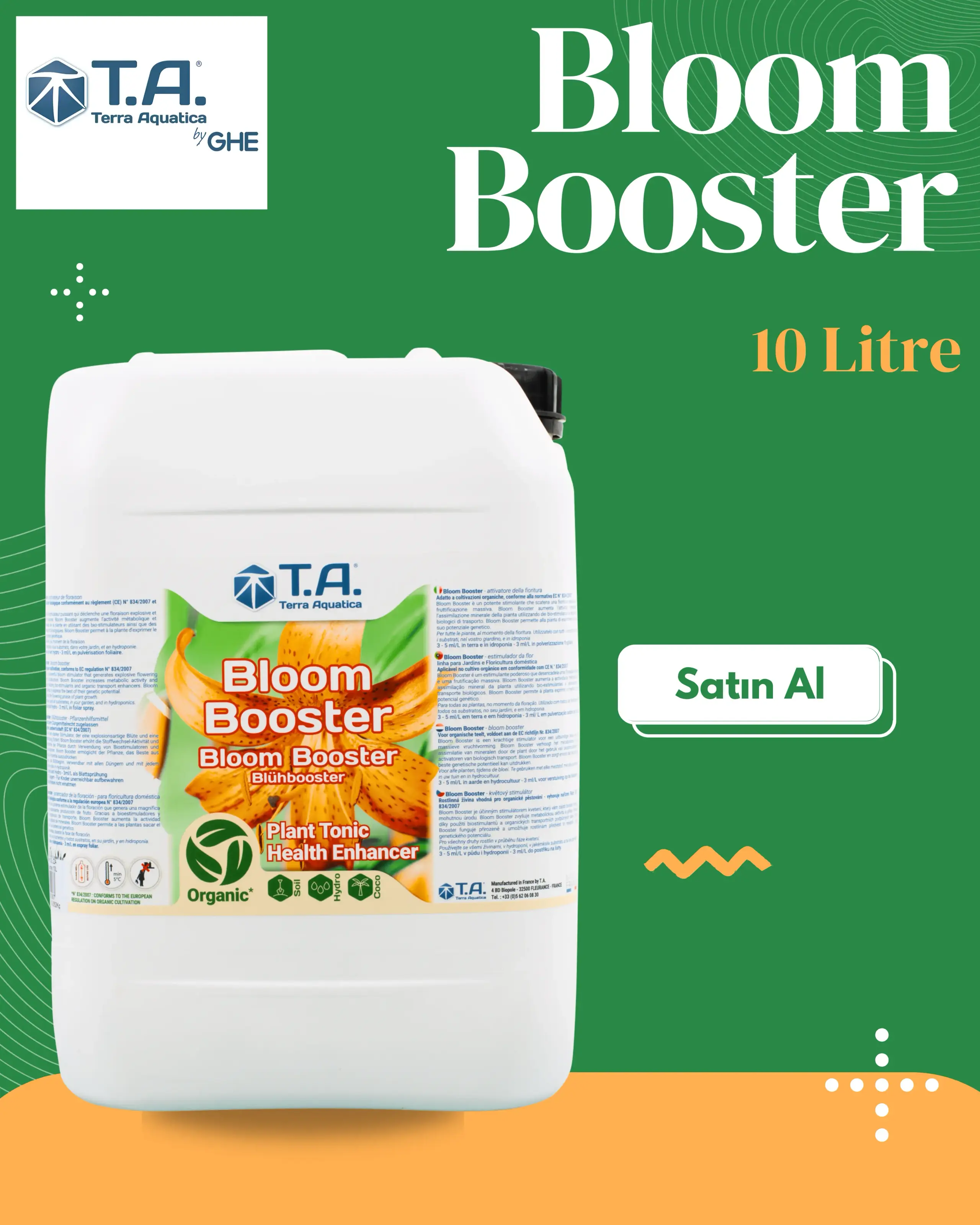 T.A (GHE) - Bloom Booster 10 Litre