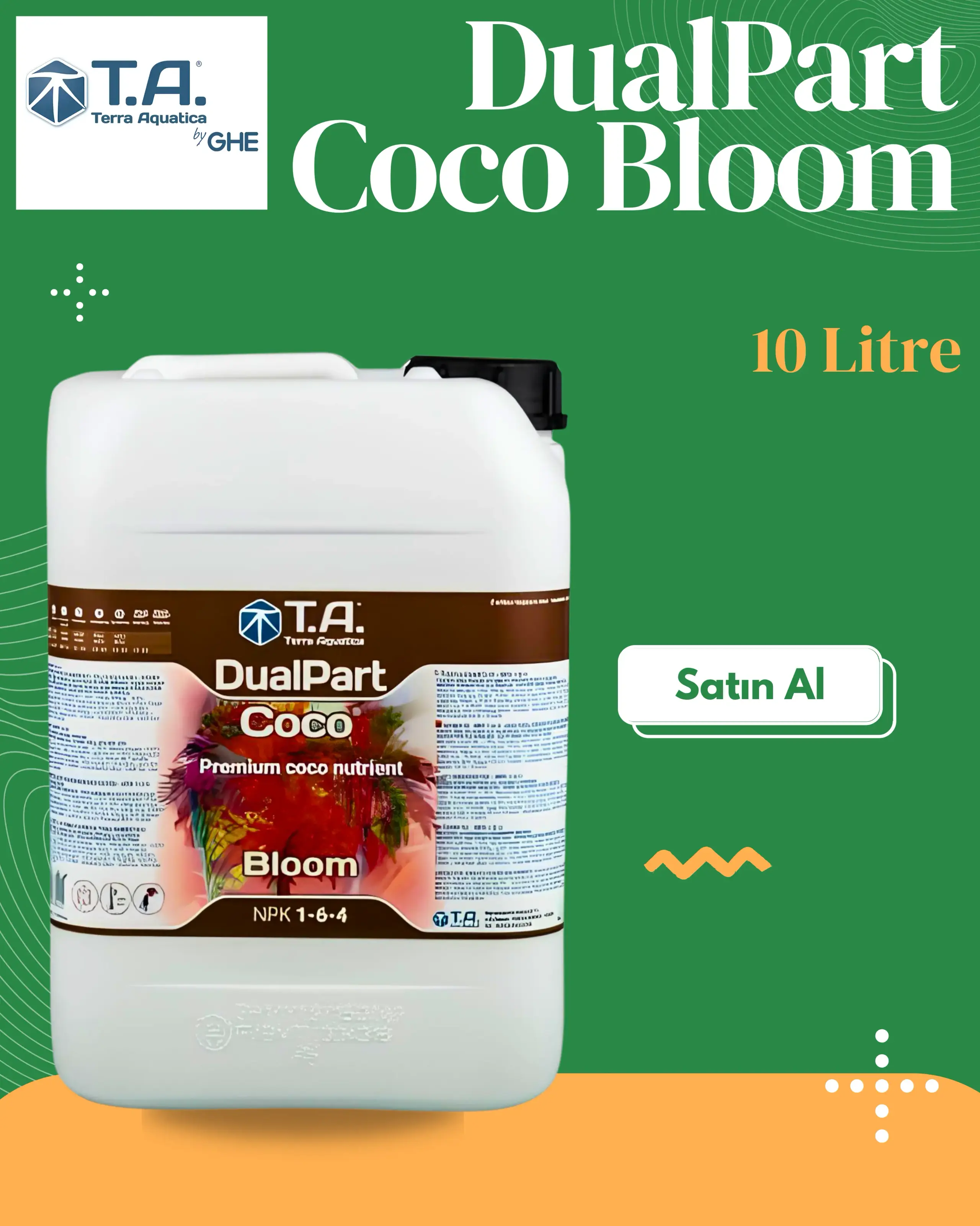 T.A (GHE) - DualPart Coco Bloom 10 Litre