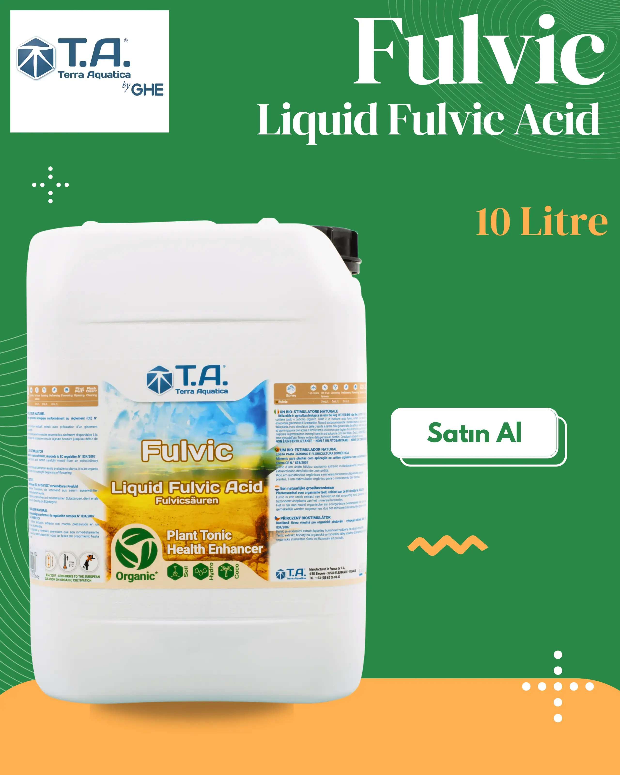 T.A (GHE) - Fulvic 10 litre (Diamond Nectar)