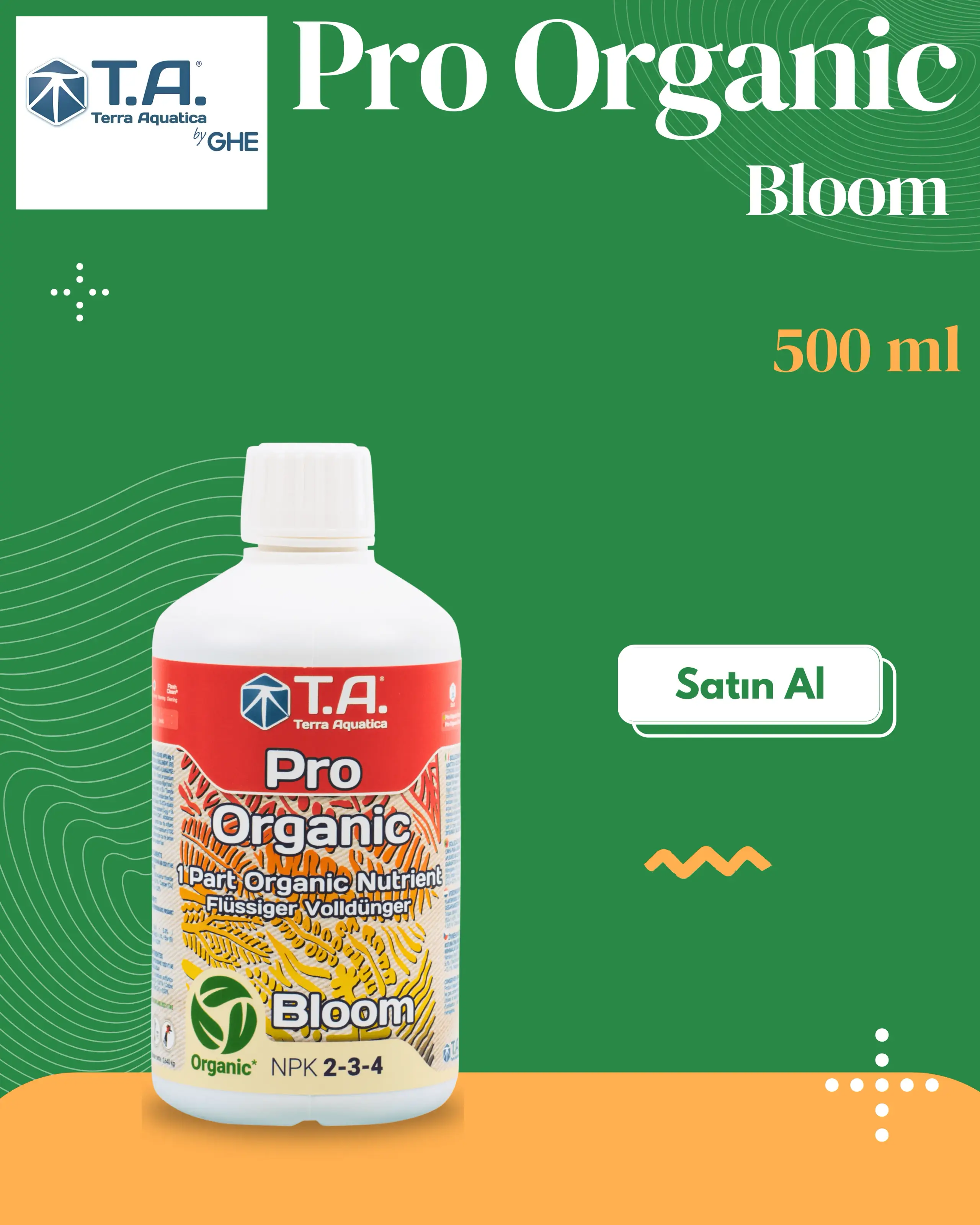 T.A (GHE) - Pro Organic Bloom 500 mL