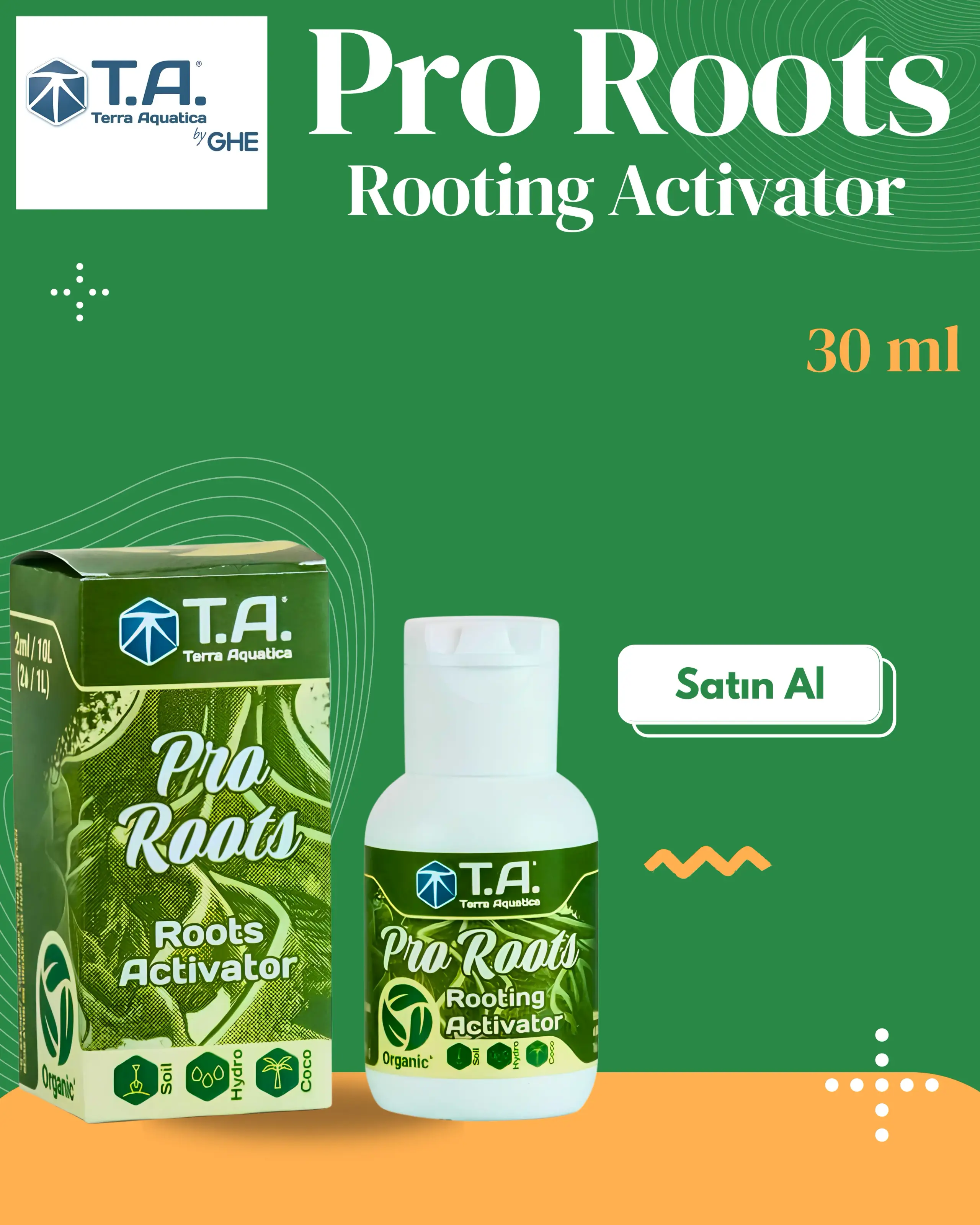 T.A (GHE) - Pro Roots 30 mL