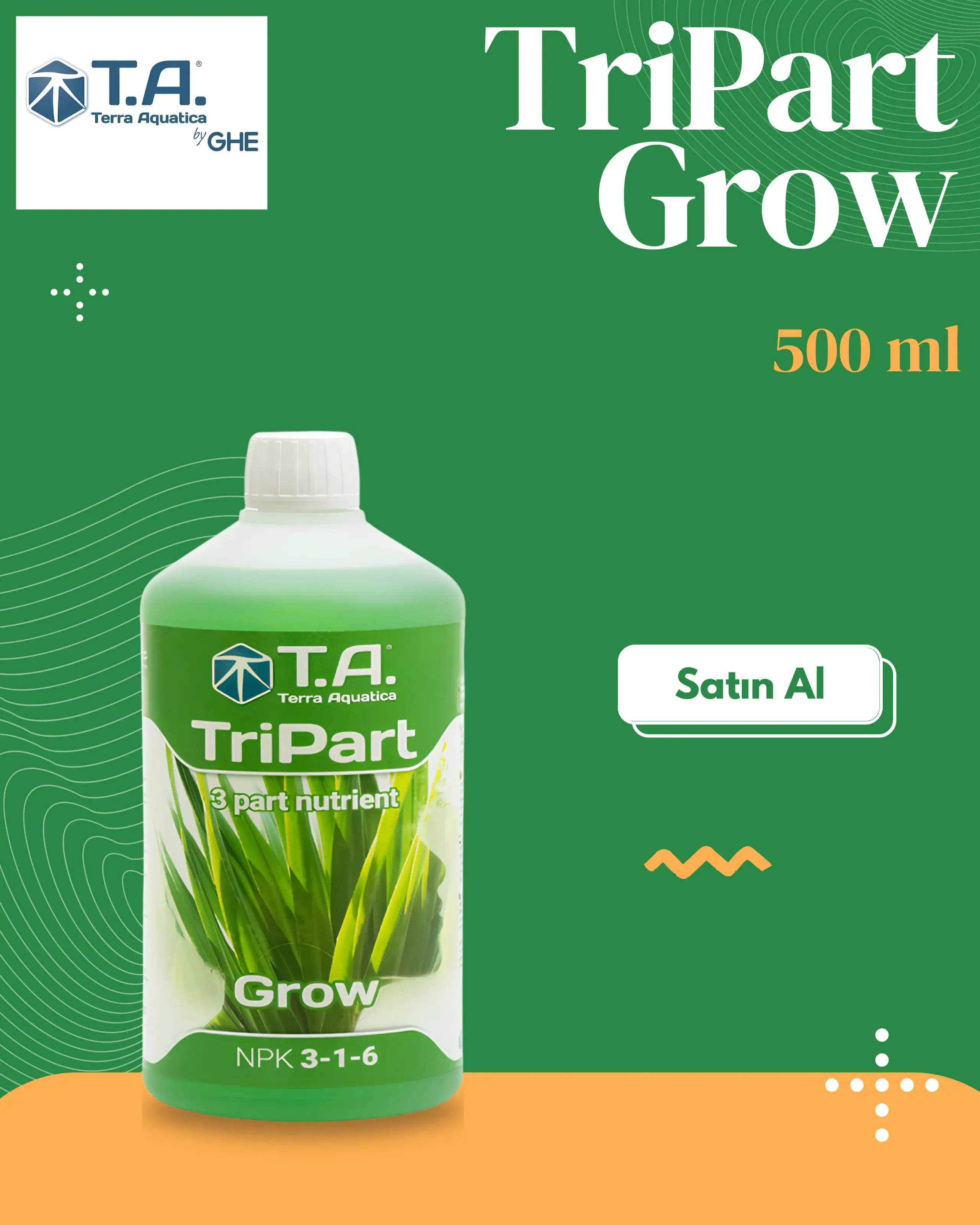 T.A (GHE) - TriPart Flora Grow